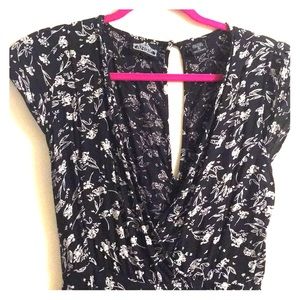 Flower Keyhole back Romper